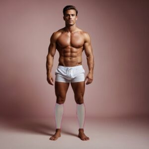 Homem recebendo depilação a laser nas meias pernas no Spa Keep Depil, tratamento seguro e eficaz